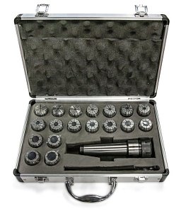Obrázek pro produkt Sada upínače MK4/M16/ER 32 a kleštin 3 - 20 mm