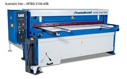Obrázek pro produkt Elektrické nůžky na plech MTBS 3130-30 B s programovatelným zadním dorazem
