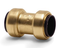 Obrázek pro produkt Posuvná spojka (mosaz), trubka 15 mm
