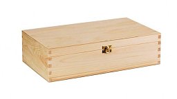 Obrázek pro produkt VÝPRODEJ - Dřevěný box 36x20,5x10 materiál borovice - bez povrchové úpravy