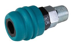Obrázek pro produkt Bezpečnostní rychlospojka kompozit 1/4" AG (vnější závit)