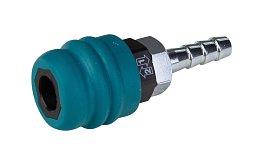 Obrázek pro produkt Bezpečnostní rychlospojka kompozit s hadicovou vsuvkou 6 mm