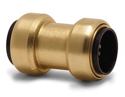 Obrázek pro produkt Přímá spojka (mosaz), trubka 18 mm