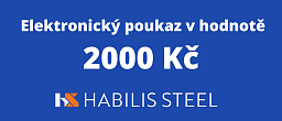 Obrázek pro produkt Elektronický poukaz Habilis-steel.cz v hodnotě 2000,-