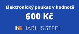 Obrázek pro produkt Elektronický poukaz Habilis-steel.cz v hodnotě 600,-