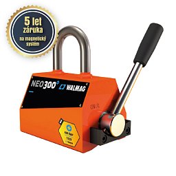 Obrázek pro produkt Břemenový permanentní magnet NEOL1500 na zvedání 165x374 do 1500/750 Kg