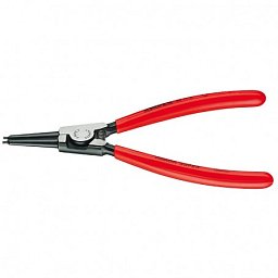 Obrázek pro produkt KNIPEX 4611A1 kleště na pojistné kroužky, pro hřídele 10-25 mm, rovné hroty ( rukojeti potažené plastem )