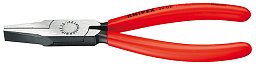 Obrázek pro produkt KNIPEX 2001125 kleště s plochými čelistmi 125mm ( rukojeti potažené plastem )