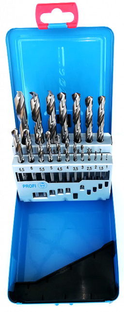 Obrázek pro produkt Sada vrtáků SADA 1-13 mm, 25-DÍLNÁ /2907/ HSSCo