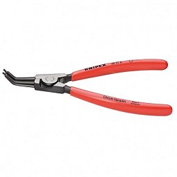 Obrázek pro produkt KNIPEX 4631A02 kleště na pojistné kroužky pro hřídele 3-10 mm, zahnuté hroty 45° ( rukojeti potažené plastem )