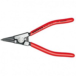 Obrázek pro produkt KNIPEX 4611G3 kleště na pojistné kroužky, pro hřídele 14-18 mm, rovné hroty ( rukojeti potažené plastem s otevírací pružinou )