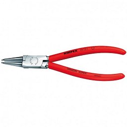 Obrázek pro produkt KNIPEX 4413J0 Kleště na pojistné kroužky, pro otvory 8-13 mm, rovné hroty ( rukojeti potažené plastem + chrom )
