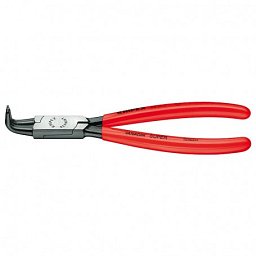 Obrázek pro produkt KNIPEX 4421J01 kleště na pojistné kroužky, pro otvory 85-140 mm, zahnuté 90° ( rukojeti potažené plastem )
