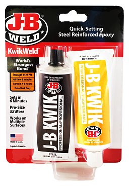 Obrázek pro produkt J-B WELD 8271 rychle tuhnoucí dvousložkové epoxidové lepidlo KwikWeld XL ( 2x142g )