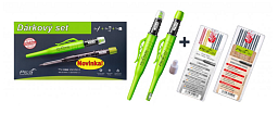 Obrázek pro produkt Pica - dárkový set mikrotužky 0,9 mm a truhlářské tužky