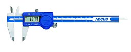 Obrázek pro produkt ACCUD 111-006-12 digitální posuvné měřítko 150mm/6" ( 0.01mm/0.0005" ) - s pos. kolečkem