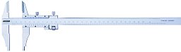 Obrázek pro produkt ACCUD 122-012-11 analogové posuvné měřítko 300mm/12" ( délka měřících ramen 60mm ) s vnějšími horními rameny ( 0.02mm/0.001" )