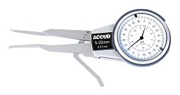 Obrázek pro produkt ACCUD 413-025-11 analogový úchylkoměr pro vnitřní měření 5-25mm (délka ramene 35mm)