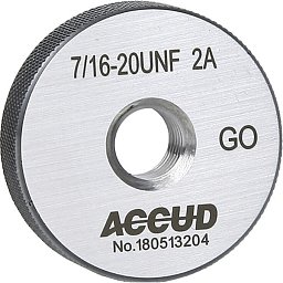 Obrázek pro produkt ACCUD 537-131612-UN AMERICAN STANDARD závitový kalibr - kroužek ( dobrý ) 2A, ANSI B1.2 / 1.3/16-12UN /