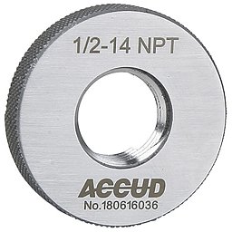 Obrázek pro produkt ACCUD 544-11D5-11R NPT závitový kalibr jednostranný - jemný závit, ANSI/ASME B1.20.1 / NPT1-1/2x11.5 /