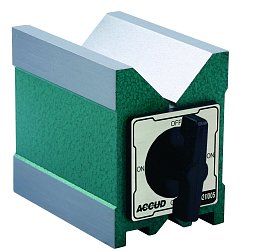 Obrázek pro produkt ACCUD 634-067-01 V-BLOCK - prizmatická podložka magnetická 80x70x95mm ( 1ks )