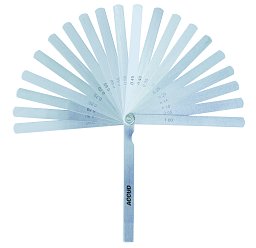 Obrázek pro produkt ACCUD 915-100-17 ventilové měrky dlouhé 300mm ( 0.02-1.00mm ) 17ks