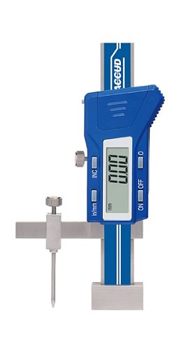 Obrázek pro produkt ACCUD 999-020-12 digitální výškoměr MINI 0-20mm/0-0.8" s možností měření přes výstupek ( 0.01mm/0.0005" )