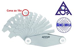 Obrázek pro produkt SLUŽBA - Akreditovaná kalibrace měřidel - závitové měrky 1ks
