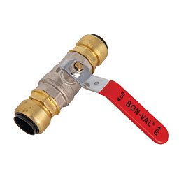 Obrázek pro produkt Kulový ventil se zástrčkovou spojkou ø 18 mm