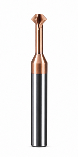 Obrázek pro produkt Tvrdokovová fréza pro srážení hran 90° oboustranná 6mm / L50mm / d6x3mm