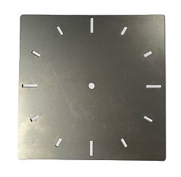 Obrázek pro produkt MetalCraft MC1402 moderní čtvercová deska hodin (velká)