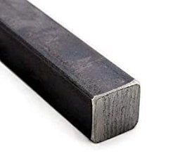 Obrázek pro produkt MetalCraft sada 15ti ks čtyřhranných tyčí 1500x10x10 mm (tmavá ocel válcovaná za tepla)