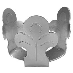 Obrázek pro produkt MetalCraft MC1205P držák na svíčku - Fleur De Lys (s otvorem) E7