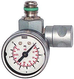 Obrázek pro produkt Regulátor tlaku s manometrem 10 bar, 1/4"
