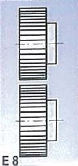 Obrázek pro produkt Rolny typ E8 (pro SBM 140-12 a 140-12 E)